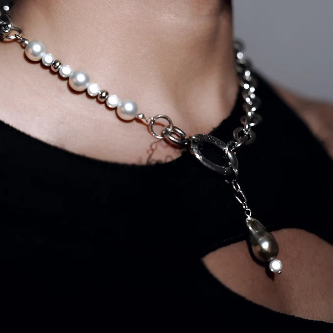 Collier Keshi fait main