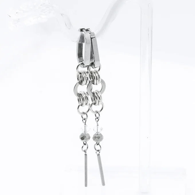 Boucles d'oreilles anneaux faites main